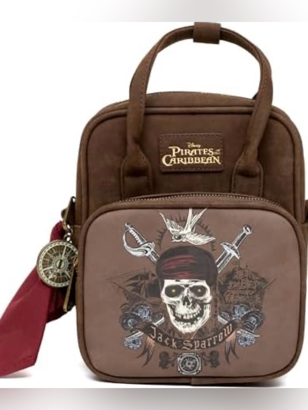 NWT Buckle-Down Pirates of the Caribbean Jack Sparrow crossbody bag